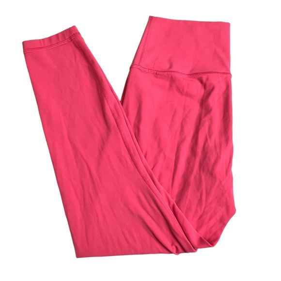 Athleta Womens Pink Mid Rise Transcend 7/8 Tight‎ Medium - Picture 1 of 7